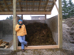 Devine Gardens new aerated compost bays