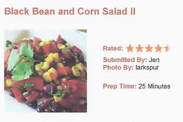 Black Bean and Corn Salad