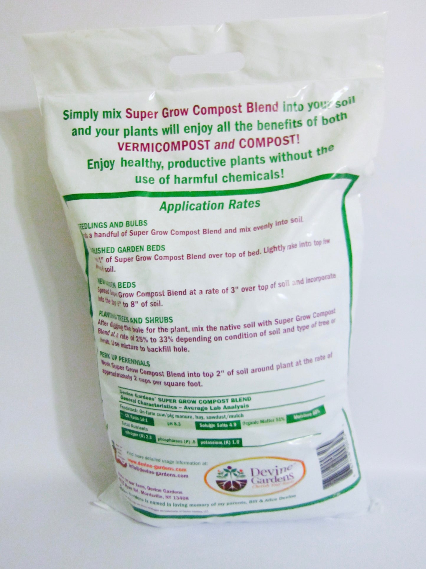 Super Grow Compost Blend - Approved for organic use